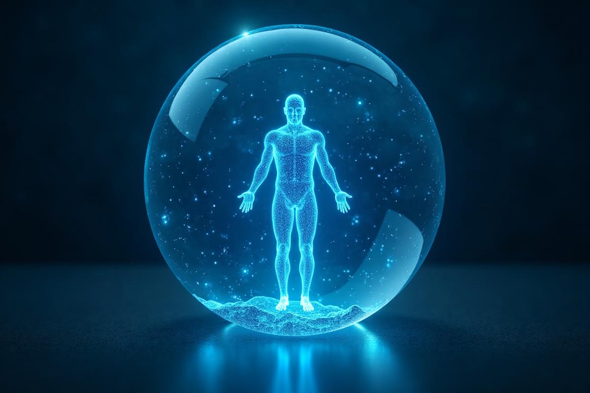 Sign Health Future Health prediction visualization with human silhouette